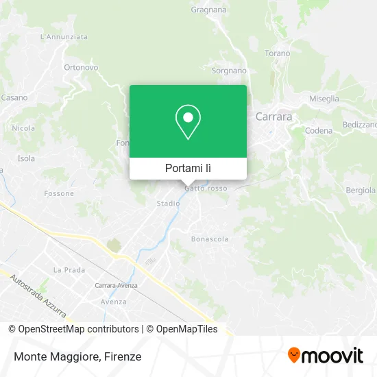 Mappa Monte Maggiore