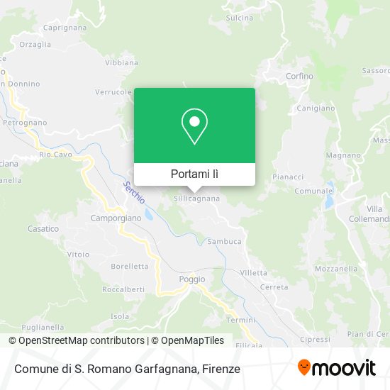 Mappa Comune di S. Romano Garfagnana