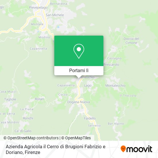 Mappa Azienda Agricola il Cerro di Brugioni Fabrizio e Doriano