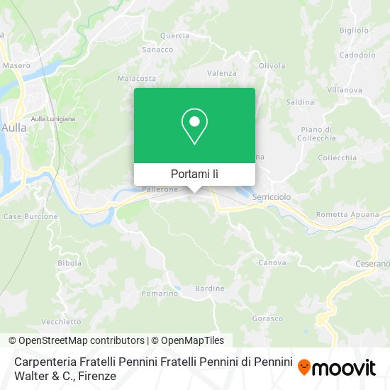 Mappa Carpenteria Fratelli Pennini Fratelli Pennini di Pennini Walter & C.