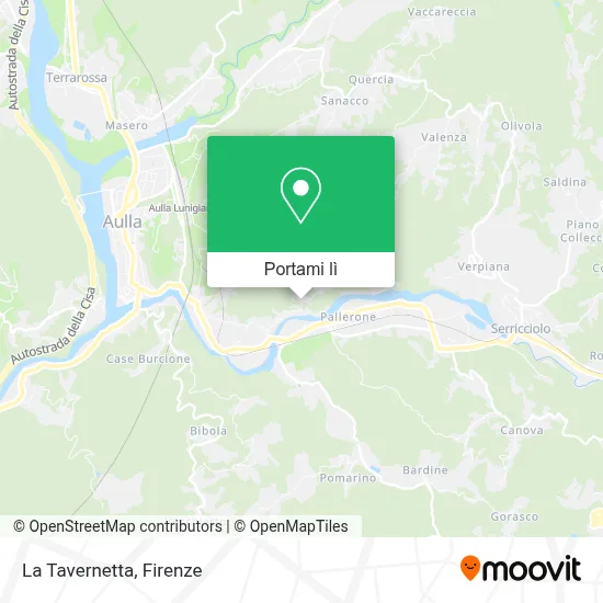 Mappa La Tavernetta