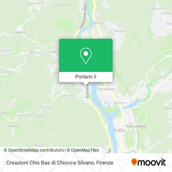 Mappa Creazioni Chis Bas di Chiocca Silvano