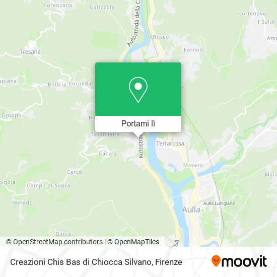 Mappa Creazioni Chis Bas di Chiocca Silvano