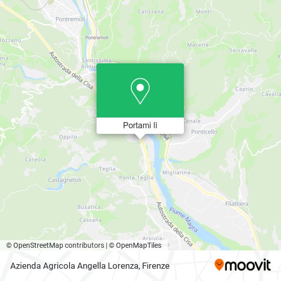 Mappa Azienda Agricola Angella Lorenza