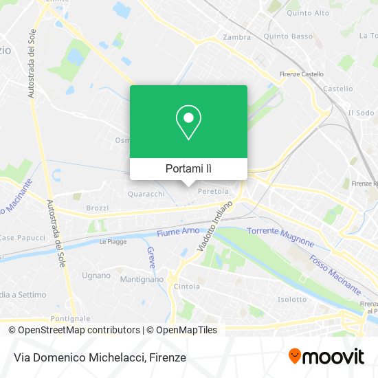 Mappa Via Domenico Michelacci