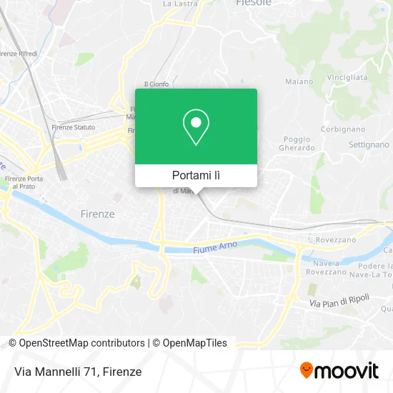 Mappa Via Mannelli 71