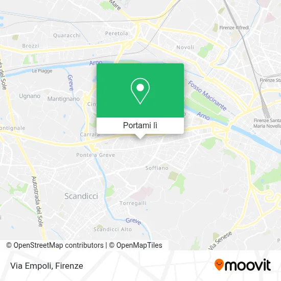Mappa Via Empoli