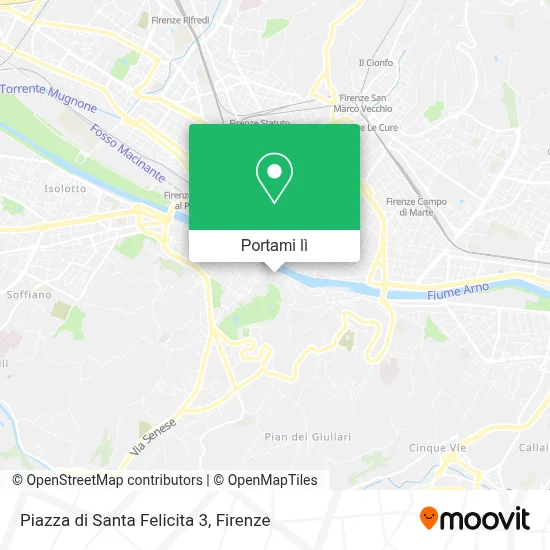 Mappa Piazza di Santa Felicita 3