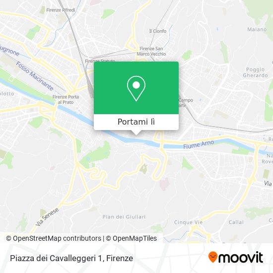 Mappa Piazza dei Cavalleggeri 1