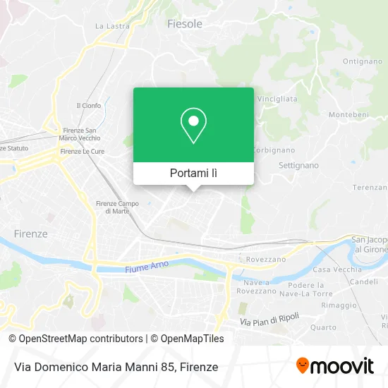 Mappa Via Domenico Maria Manni 85