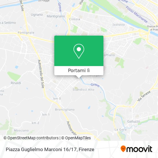 Mappa Piazza Guglielmo Marconi 16/17