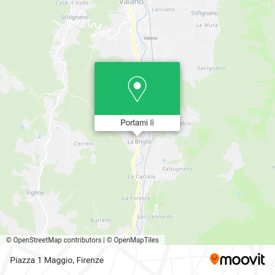 Mappa Piazza 1 Maggio