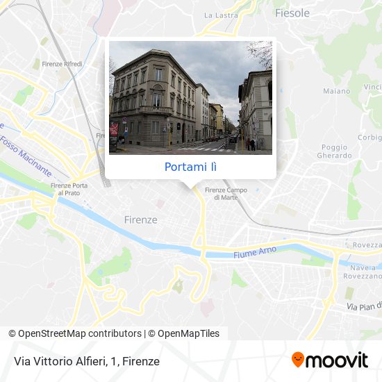 Mappa Via Vittorio Alfieri, 1