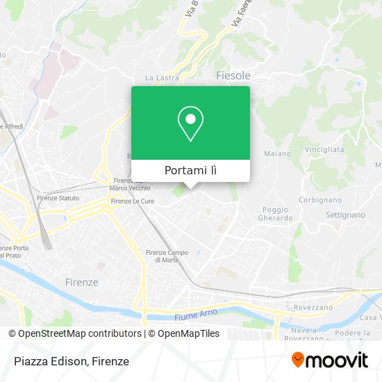 Mappa Piazza Edison