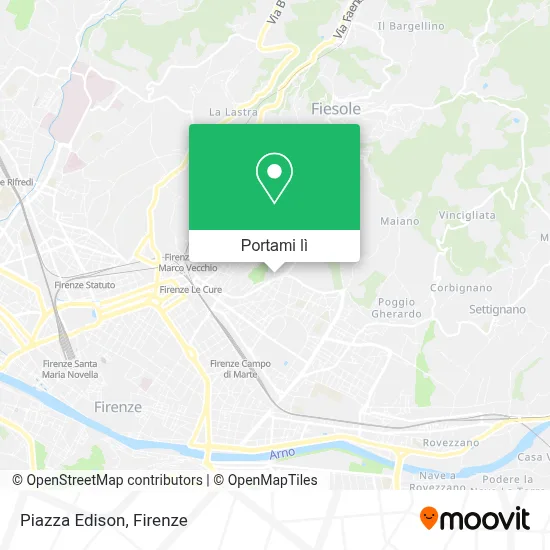 Mappa Piazza Edison