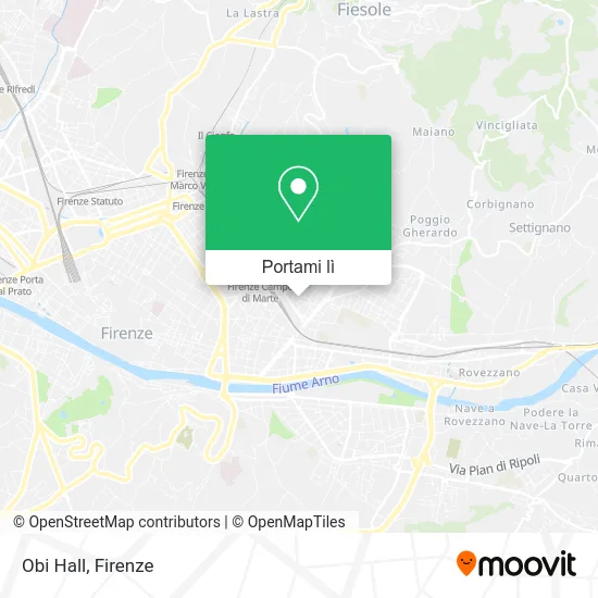 Mappa Obi Hall