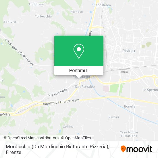 Mappa Mordicchio (Da Mordicchio Ristorante Pizzeria)