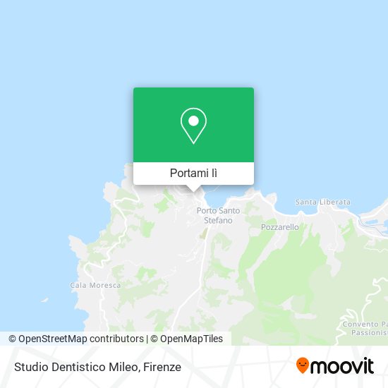 Mappa Studio Dentistico Mileo