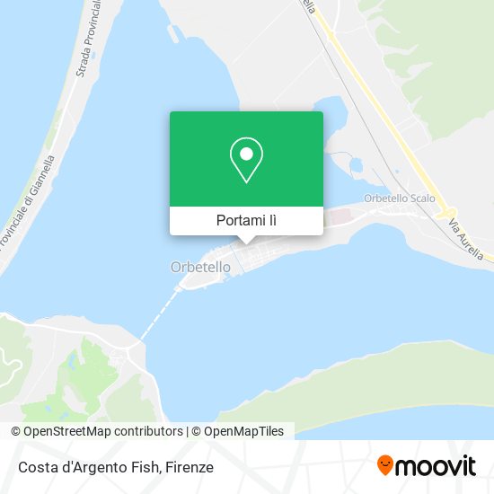 Mappa Costa d'Argento Fish