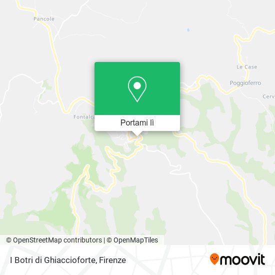Mappa I Botri di Ghiaccioforte