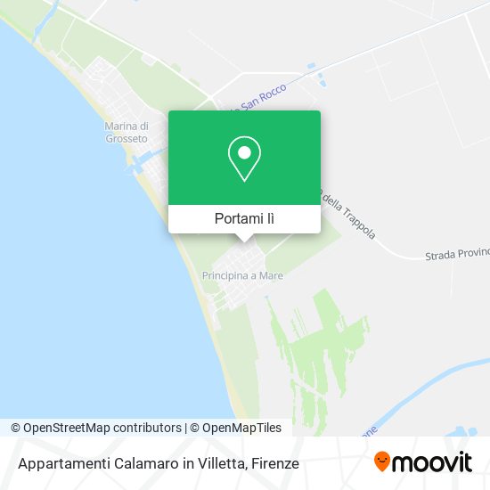 Mappa Appartamenti Calamaro in Villetta