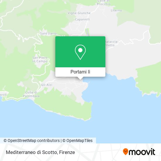 Mappa Mediterraneo di Scotto