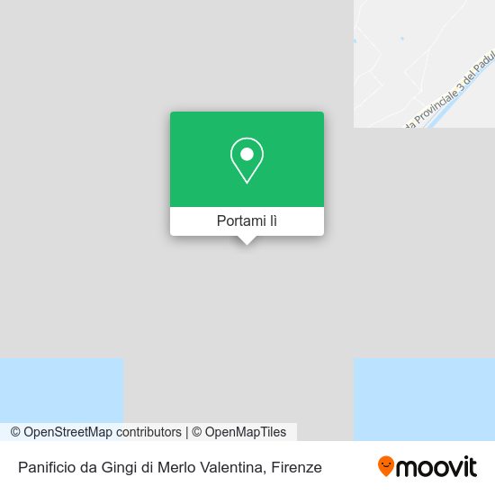 Mappa Panificio da Gingi di Merlo Valentina