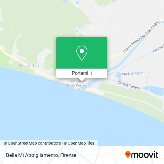 Mappa Bella Mì Abbigliamento