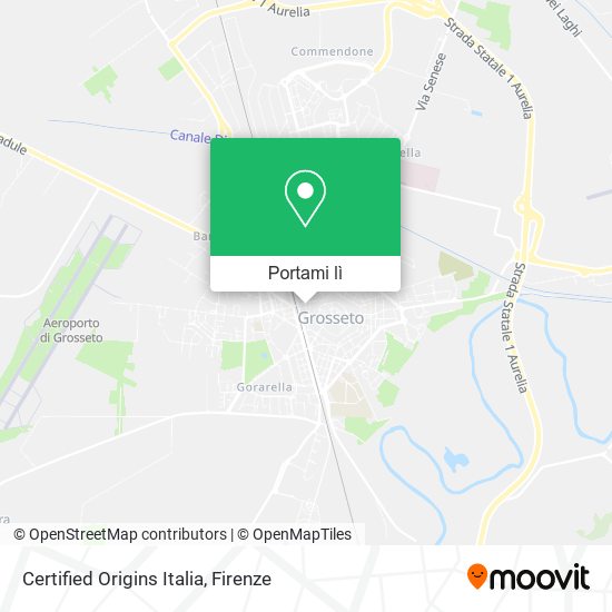 Mappa Certified Origins Italia
