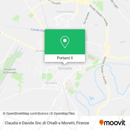 Mappa Claudia e Davide Snc di Chialli e Moretti