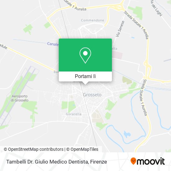 Mappa Tambelli Dr. Giulio Medico Dentista