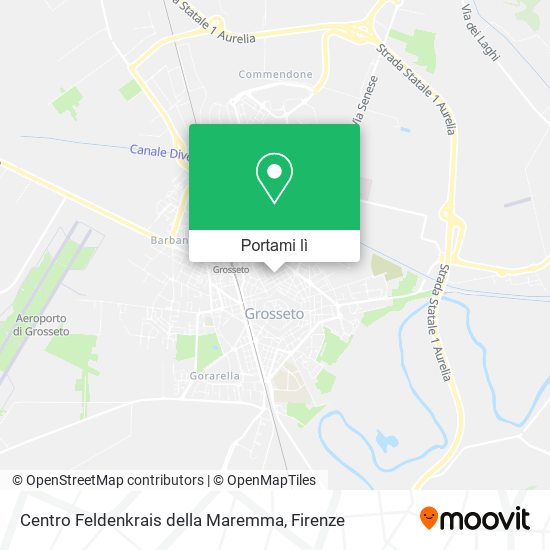 Mappa Centro Feldenkrais della Maremma