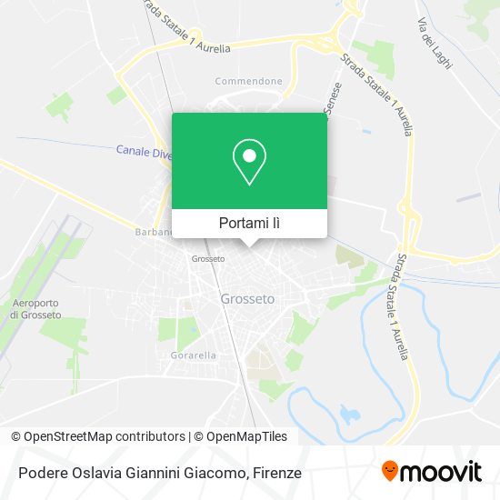 Mappa Podere Oslavia Giannini Giacomo