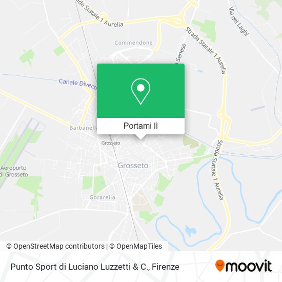 Mappa Punto Sport di Luciano Luzzetti & C.