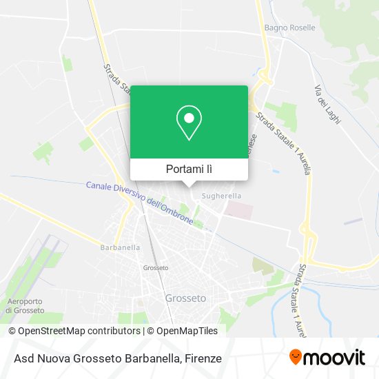 Mappa Asd Nuova Grosseto Barbanella