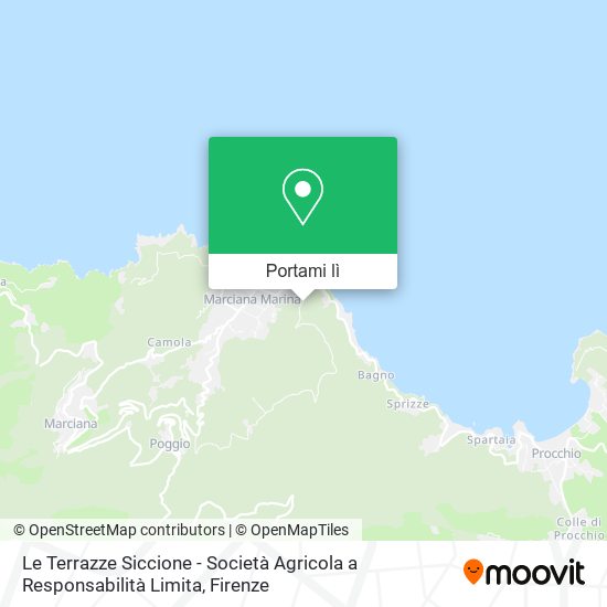 Mappa Le Terrazze Siccione - Società Agricola a Responsabilità Limita
