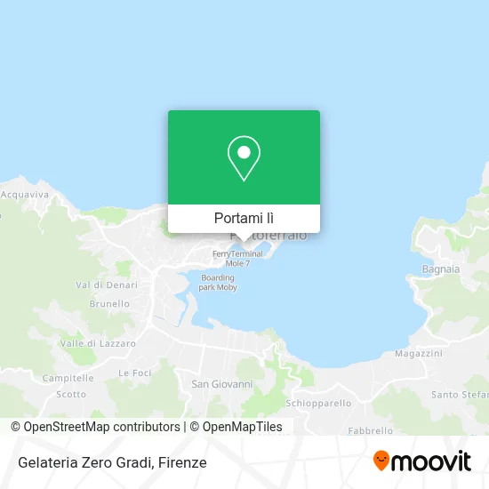 Mappa Gelateria Zero Gradi