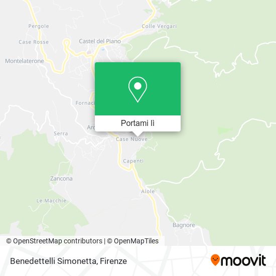 Mappa Benedettelli Simonetta