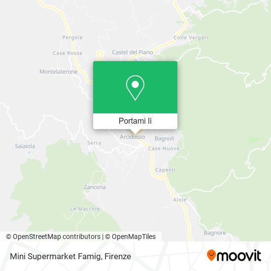 Mappa Mini Supermarket Famig