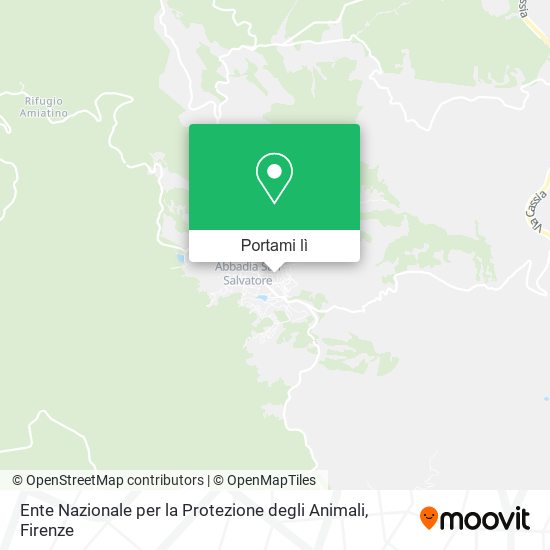 Mappa Ente Nazionale per la Protezione degli Animali