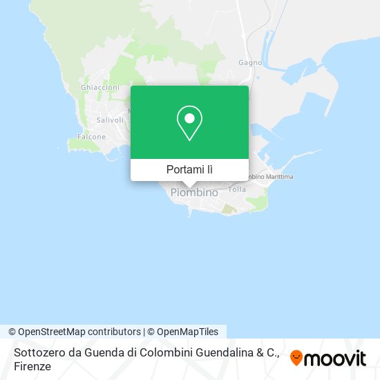 Mappa Sottozero da Guenda di Colombini Guendalina & C.