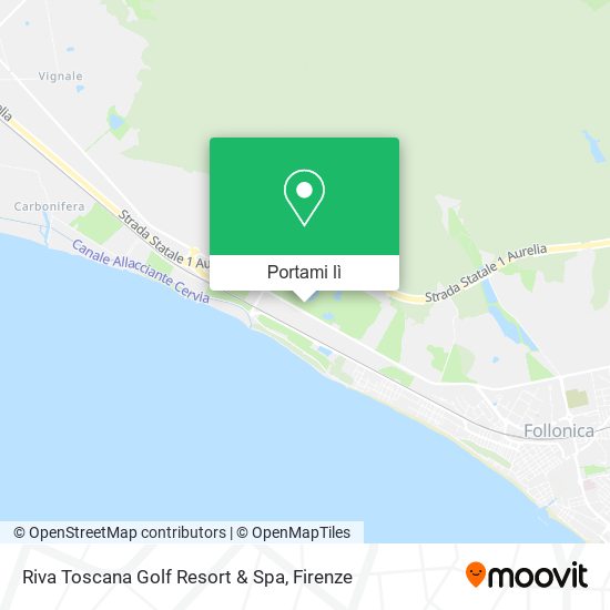 Mappa Riva Toscana Golf Resort & Spa