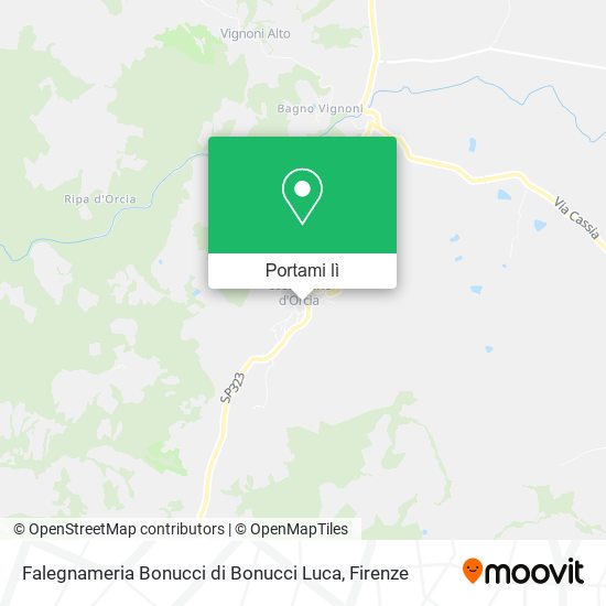 Mappa Falegnameria Bonucci di Bonucci Luca