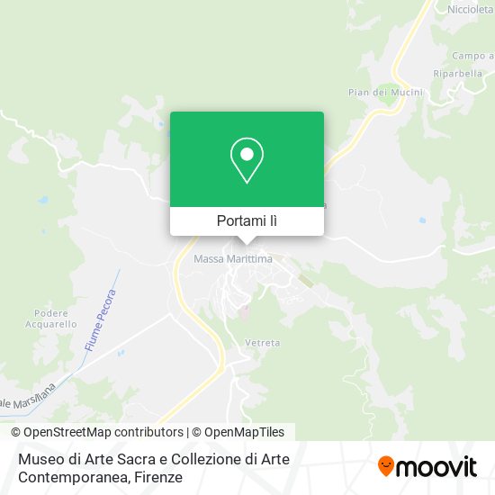 Mappa Museo di Arte Sacra e Collezione di Arte Contemporanea