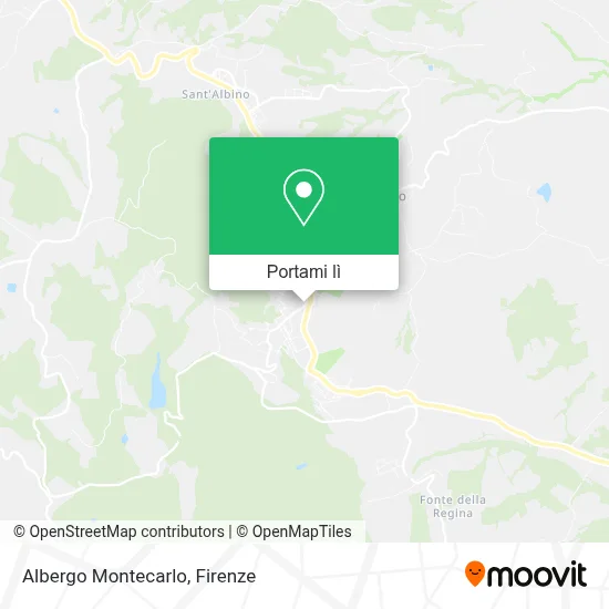 Mappa Albergo Montecarlo