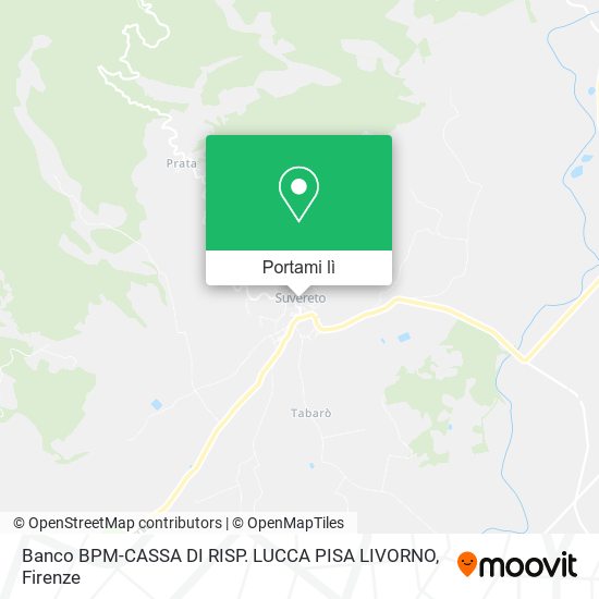 Mappa Banco BPM-CASSA DI RISP. LUCCA PISA LIVORNO