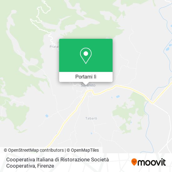 Mappa Cooperativa Italiana di Ristorazione Società Cooperativa