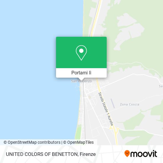 Mappa UNITED COLORS OF BENETTON