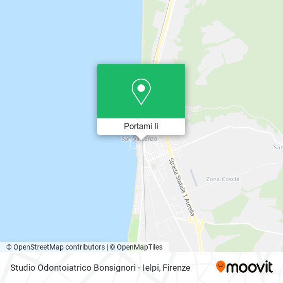 Mappa Studio Odontoiatrico Bonsignori - Ielpi