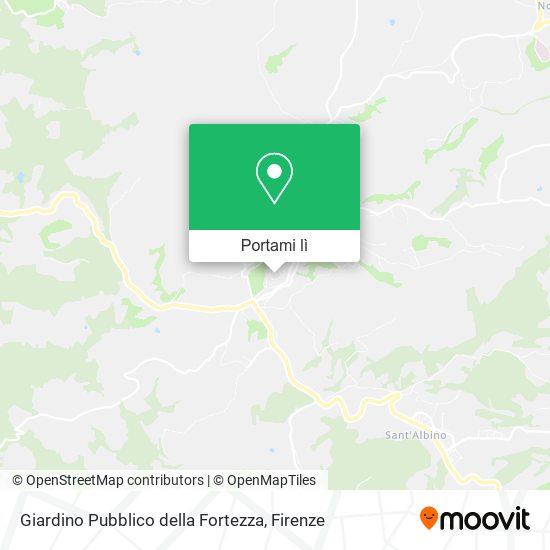 Mappa Giardino Pubblico della Fortezza